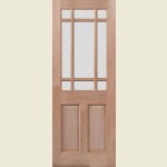 30 x 78 Warwick Hardwood Door Obscure Glazed