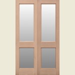 36 x 78 Hemlock 2XGG French Doors Clear Glazed 914 x 1981