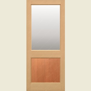 30 x 78 2XG MT Hemlock Door Clear Glazed