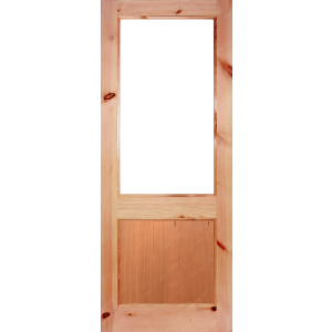 30 x 78 2XG MT Redwood External Door Unglazed