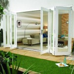 4.2m x 2.1m White Painted Pattern 10 Folding Doors