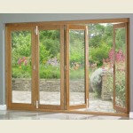 3m x 2.1m Pattern 10 Oak Folding Doors