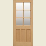 30 x 78 KXT Hemlock Door Clear Glazed