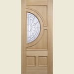 30 x 78 Empress Oak Double GLazed Door