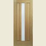 Royal Victoria Docks Padova Oak Doors Obscure Glazing