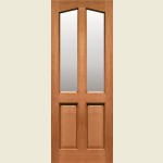 33 x 81 MT Richmond Hardwood Door Clear Glazed 838 x 2057