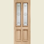 30 x 78 Malton Oak Door Glazed