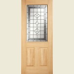 30 x 78 Glazed Winchester Oak Door