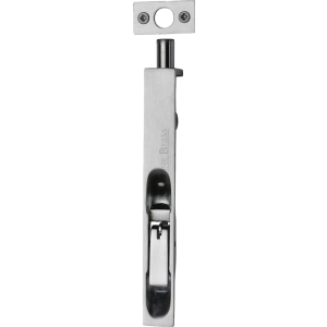 152mm x 19mm Lever Action Flush Door Bolt Satin Chrome