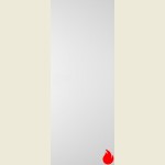 24x78 Primed MDF Flush Fire Door 610x1981x44mm