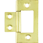  40mm Flush Hinge Polished Brass