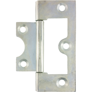  60mm Flush Hinge Bright Zinc