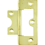  60mm Flush Hinge Polished Brass