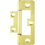  63mm Flush Hinge Polished Brass