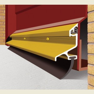 Gold Garex Garage Door Draught Excluder 2.1m