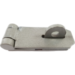 108mm Heavy Duty Hasp And Staple Grey Enamel