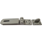 105mm Heavy Duty Hasp And Staple Grey Enamel