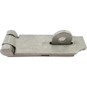 130mm Heavy Duty Hasp And Staple Grey Enamel