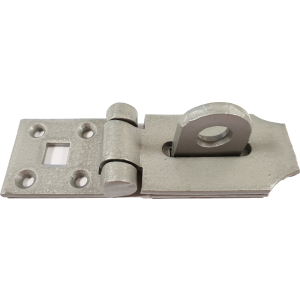 156mm Heavy Duty Hasp And Staple Grey Enamel