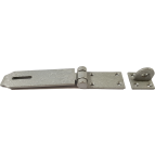 158mm Heavy Duty Hasp And Staple Grey Enamel