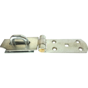 200 x 44mm Heavy Duty Hasp And Staple Bright Silver