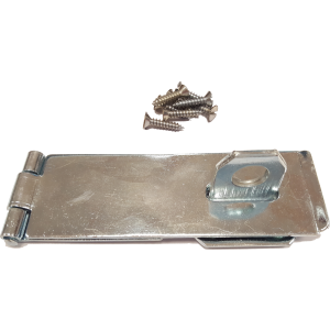 120mm Hasp And Staple Bright Silver