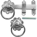 Plain Ring Gate Catch Bright Silver