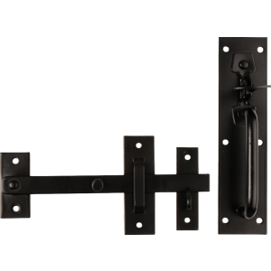 Suffolk Gate Latch Black Japanned