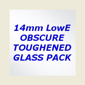 H2XG Toughened Obscure Double Glazing Pack