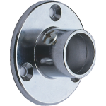 25mm Heavy Duty Tube End Socket Polished Chrome