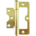  76mm Hurlinge Loose Pin Butt Hinge Polished Brass