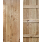 24 x 78 Ledged Solid Oak Cottage Door