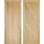 Newquay Solid Oak Button Bead FLB Doors