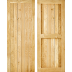 Bodmin Solid Oak Framed Ledged Doors