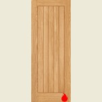 33 x 78 Prefinished Belize Oak Fire Door