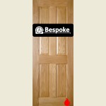 Made to Measure Bury Pre-Finished Four Panel Oak Fire Door