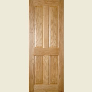 30 x 78 Bury Prefinished 4 Panel Oak Door