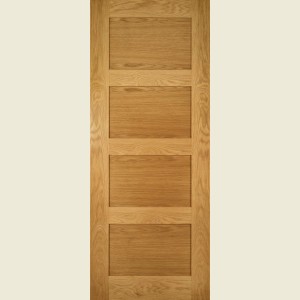 21 x 78 Coventry Prefinished 4 Panel Oak Door