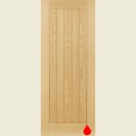 24 x 78 Ely Oak Fire Door