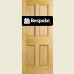 Bespoke Flat 4-Panel Oak Door