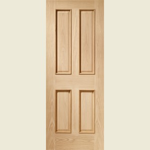 33 x 78 Rockingham Oak 4-Panel Door