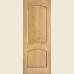 24 x 78 Louis Oak Raised Bolection Mouldings Door