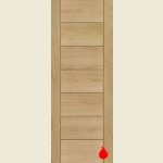 24 x 78 Palermo Essential Oak FD30 Fire Door