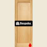 Bespoke Pattern 10 One Panel Oak Fire Door