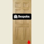 Bespoke Regency 6-Panel Pre Finished Oak Fire Door
