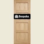 Bespoke 4-Panel Contemporary Oak Door