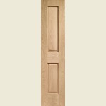 18 x 78 Classic Victorian 2-Panel Oak Door