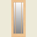 21 x 78 Lincoln Oak Clear Glass Door 533 x 1981