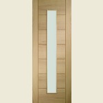 Falmouth One Light Palermo Oak Doors Clear Glass