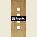 Bespoke Pamplona Oak Glazed Door